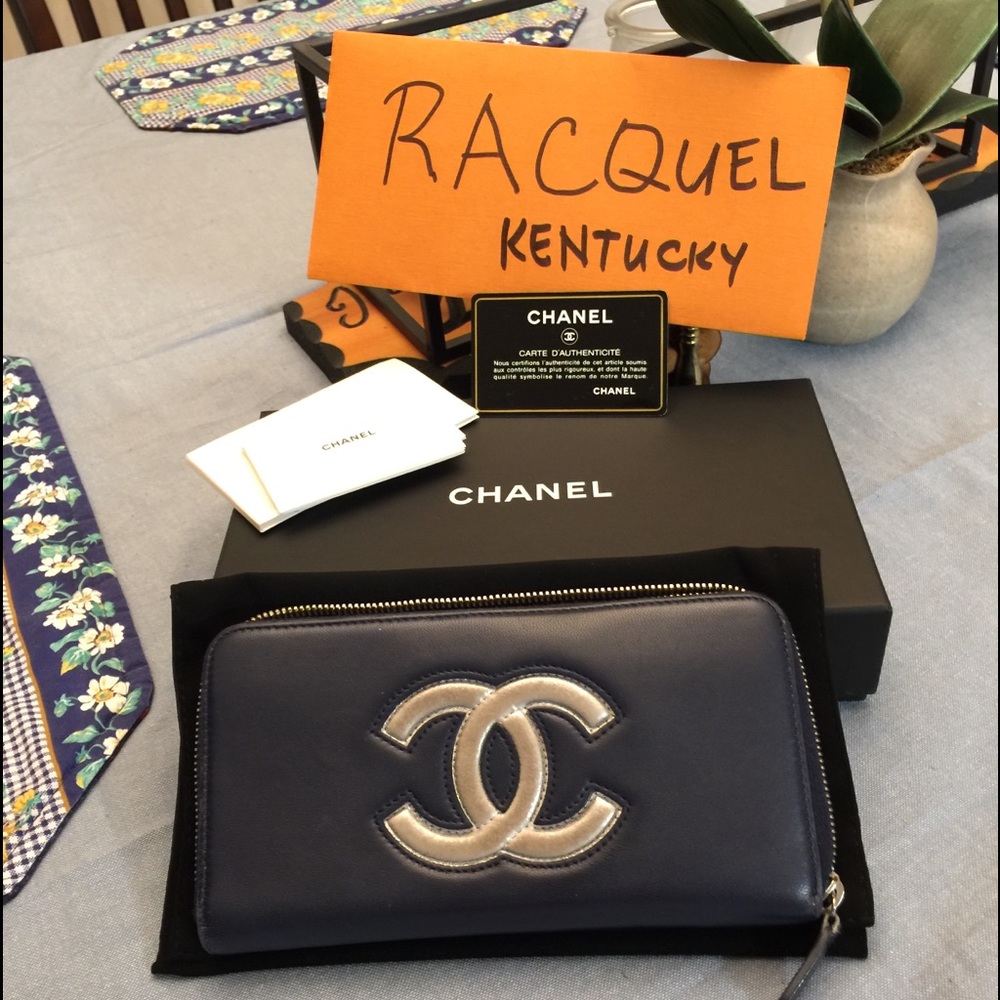 Chanel zippy long wallet